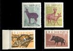 Албания 1962 г. • Mi# 699-702(SC# 639-42) • Дикие животные • MNH OG XF • полн. серия ( кат.- €25 )