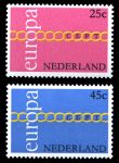 Нидерланды 1971 г. SC# 488-9 • 25 и 45 c. • выпуск "Европа" • MNH OG XF • полн. серия ( кат.- $5 )