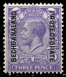 Бечуаналенд 1913-1924 гг. • Gb# 79 • 3 d. • Георг V (надп. на м. Великобритании) • стандарт • MH OG VF ( кат.- £6 )