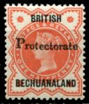 Бечуаналенд 1888 г. • Gb# 40 • ½ d. • королева Виктория (надп. "Protectorete" на надп. на м. Великобритании) • стандарт • MH OG VF ( кат. - £10 )