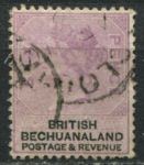 Бечуаналенд 1888 г. • Gb# 14 • 6 d. • королева Виктория • стандарт • Used VF