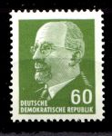 ГДР 1964 г. • Mi# 1060 • 60 pf. • Вальтер Ульбрихт • стандарт • MNH OG VF