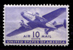 США 1941-4гг. SC# С 27 / 10c. САМОЛЕТ / MNH OG VF / АВИАЦИЯ