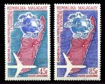 МАЛАГАСИ 1963г. SC# C76-7 / UPU / MH OG VF / АВИАЦИЯ