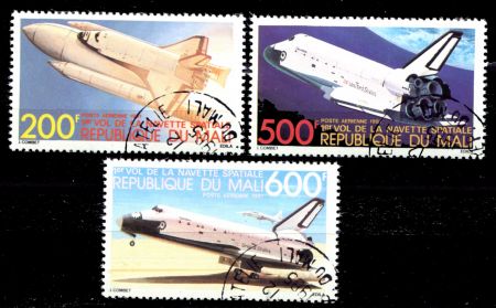 МАЛИ 1981г. SC# C430-2 / ШАТЛЫ / ФГ NH OG VF / КОСМОС