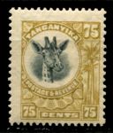 Танганьика 1922-1924 гг. • Gb# 82 • 75 c. • осн. выпуск • жираф • MNH! OG VF ( кат. - £6 )