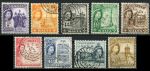 Мальта 1956-1958 гг. • Gb# 266 .. 75 • ¼ .. 8 d. • Елизавета II основной выпуск • 9 марок • Used VF