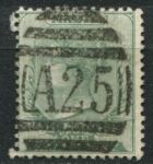 Мальта 1885-1890 гг. • Gb# 20 • ½ d. • Виктория • стандарт • Used VF