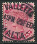 Мальта 1885-1890 гг. • Gb# 22 • 1 d. • Виктория • стандарт • Used XF+