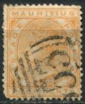 Маврикий 1883-1894 гг. • GB# 104 • 4 c. • Королева Виктория • стандарт • Used F ( кат. - £5 )