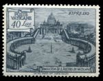 Ватикан 1949 г. • Mi# 159C • 40 L. • Базилики • Базилика Св. Петра (Ватикан) • перф. 13½x14 • MH OG VF ( кат. - €40- )