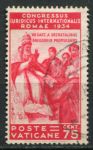 Ватикан 1935 г. • Mi# 48 • 75 c. • Международный юридический конгресс •  Папа Григорий IX • Used VF ( кат. - €35 )