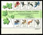США 1978 г. • SC# 1757 • 13 c.(8) • Филателистическая выставка в Торонто • дикие животные • блок • MNH OG VF