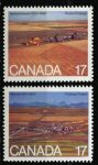 Канада 1980 г. • SC# 863-4 • 17 c.(2) • 75-летие провинций Саскачеван и Альберта • полн. серия • MNH OG VF