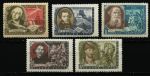 СССР 1956 г. • Сол# 1966-70 • 40 коп.(5) • Отечественные писатели • полн. серия • MNH OG VF