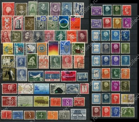 Нидерланды • XX век • набор 97 разных, старых марок • Used F-VF