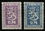 Финляндия 1927 г. • Mi# 126-7(SC# 141-2) • 1 ½ и 2 M. • 10-я годовщина независимости • полн. серия • MNH OG VF