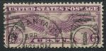 США 1930 г. • SC# C12 • 5 c. • земной шар с крыльями • авиапочта • Used VF