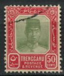 Малайя • Тренгану 1921-1941 гг. • Gb# 41 • 50 c. • султан Сулейман • стандарт • Used VF ( кат.- £ 4 )