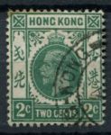 Гонконг 1921-1937 гг. • Gb# 118 • 2 c. • Георг V • стандарт • Used F-VF