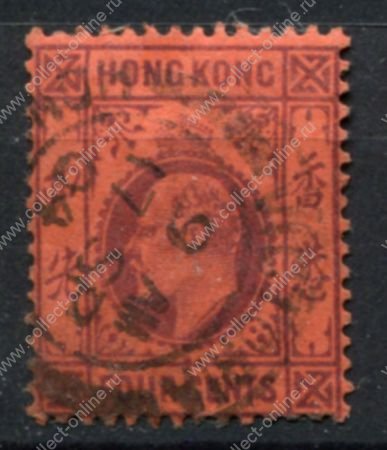 Гонконг 1904-1906 гг. • Gb# 78 • 4 c. • Эдуард VII • стандарт • Used VF