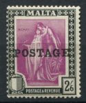 Мальта 1926 г. • Gb# 154 • 2s.6d. • Женщины "Мальта" и "Британия" • надп. "Почта" • MH OG VF ( кат. - £20 )