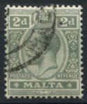Мальта 1914-1921 гг. • Gb# 75 • 2 d. • Георг V • стандарт • Used VF ( кат.- £ 6 )