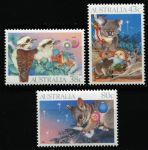 Австралия 1990 г. • SC# 1194-6 • 38 - 80 c. • Рождество • полн. серия • MNH OG XF ( кат.- $ 3,5 )