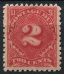 США 1917 г. • SC# J62a • 2 c. • служебный выпуск • MNH OG VF ( кат.- $10 )