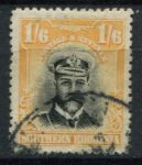 Южная Родезия 1924-1929 г. Gb# 11 • 1s.6d. • Георг V (адмиральский мундир) • Used VF  ( кат. - £35 ))