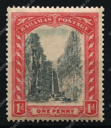 Багамы 1921-29 гг. • Gb# 111 • 1d. • "Лестница королев" • MNH OG XF ( кат.- £4 )