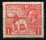 Великобритания 1924 г. • Gb# 430 • 1 d. • Выставка достижений Британской империи • MNH OG VF ( кат.- £10 )