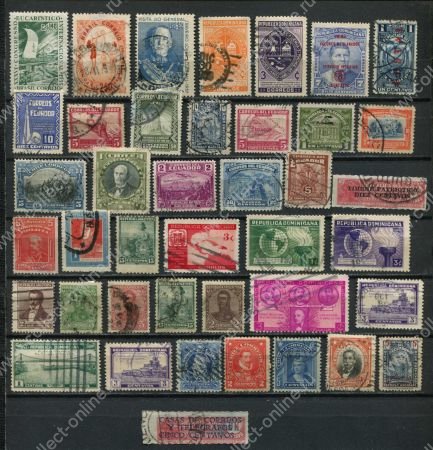 Латинская Америка • набор 40+ старинных марок • Used VF