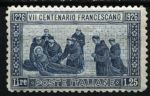 Италия 1926 г. • SC# 182 (Mi# 238 ) • 1.25 L. • 700 лет со дня смерти св. Франциска • MH OG VF