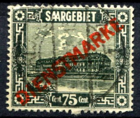 СААР 1923г. MI# 15I / 75c. USED VF