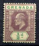 ГРЕНАДА 1904-6гг. GB# 67 / 1/2d. MH OG VF