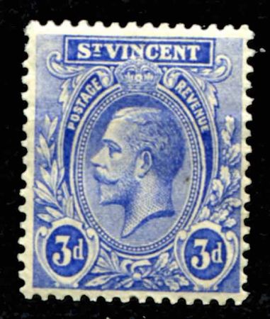 СТ. ВИНСЕНТ 1921-32гг. GB# 134 / 3d. MH OG VF