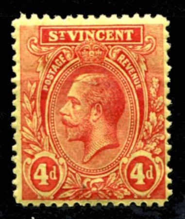 СТ. ВИНСЕНТ 1921-32гг. GB# 135a / 4d. MH OG VF