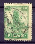 ФИЮМЕ 1919г. SC# 32a / 20с. USED  F-VF / АРХИТЕКТУРА