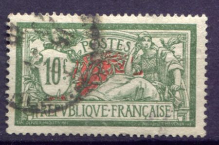 Франция 1900-1929 гг. SC# 131 • 10 fr. • Свобода и мир • стандарт • Used VF ( кат.- $15 )