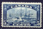 Канада 1933 гг. • Sc# 204 • 5 c. • 100-летие регулярного пароходного сообщения с Британией • пароход "Royal William" • MH OG VF ( кат. - $11 )