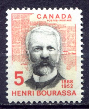 Канада 1968 г. • SC# 485 • 5 c. • Анри Бурасса (100 лет со дня рождения) • MNH OG XF
