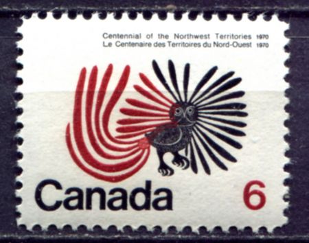 Канада 1969 г. SC# 506 • 6 c. • 100-летие присоединения северо-западных земель • MNH OG XF
