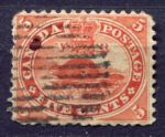 КАНАДА 1859г. GB# 31 / 5c. USED F-VF / ФАУНА