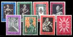 ВАТИКАН 1962г. MI# 412-9(SC# 345-52) / MNH OG VF / РЕЛИГИЯ АРХИТЕКТУРА