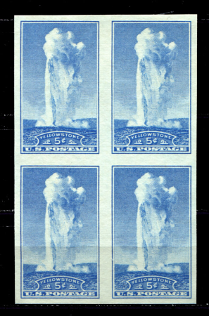 США 1935г. SC# 760 / 5c. / MNH VF / кв. блок / ВИДЫ