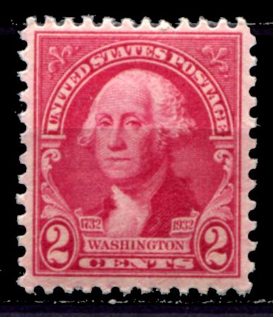 США 1932г. SC# 707 / 2c. / ВАШИНГТОН / MNH OG VF