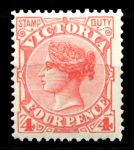 ВИКТОРИЯ 1899-1901г. GB# 363 / 4d. / MH OG VF