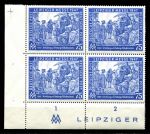 Германия • Совместная зона оккупации 1947 г. • Mi# 966a II • 75 pf. • разновидность разбитая "шапка" • кв. блок • MNH OG XF+