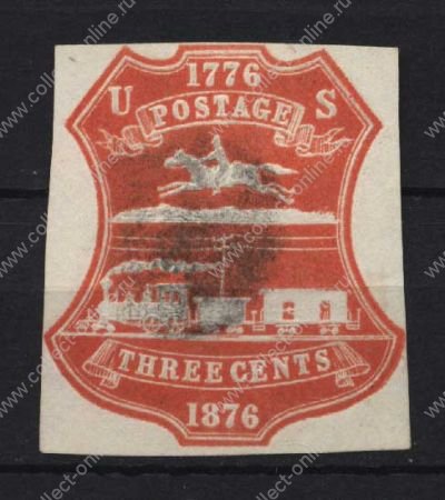 США 1876г. SC# U218 / 3c. / USED VF